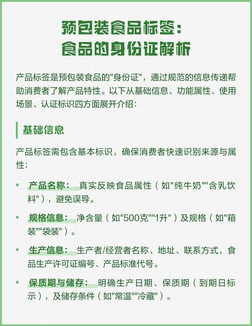 预包装食品标签 食品的“身份证”解析